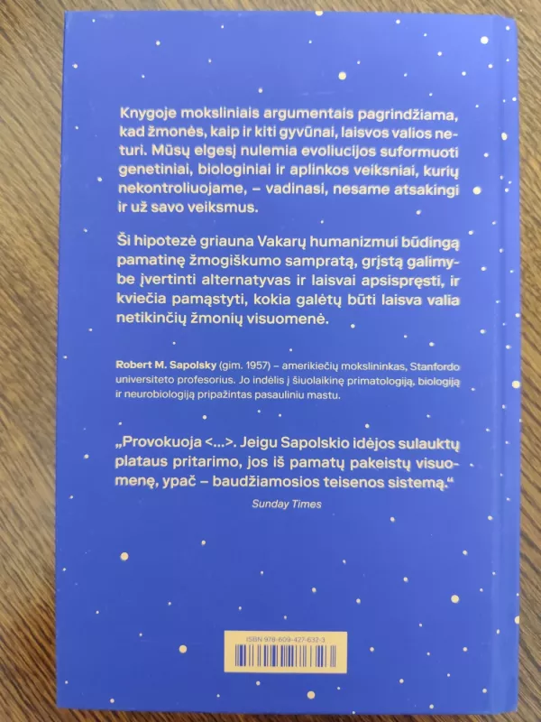 Nulemta - Robert M. Sapolsky, knyga 3