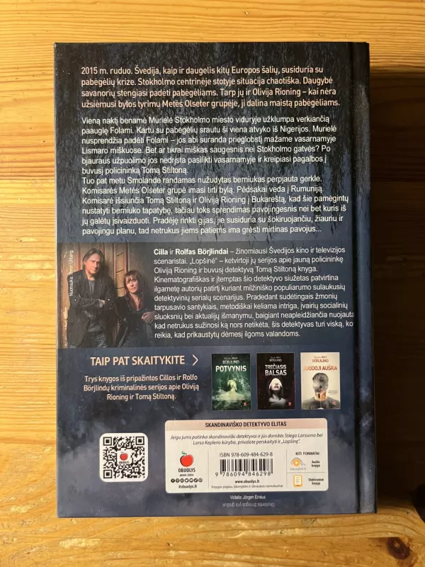 Lopšinė - Cilla ir Rolf Borjlind, knyga 3