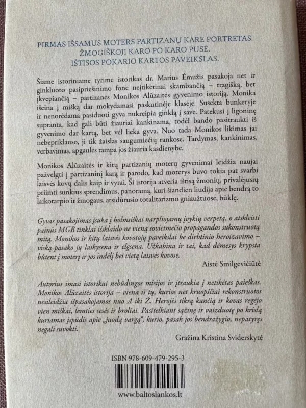 Partizanė - Marius Ėmužis, knyga 3