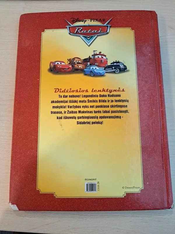 Ratai. Didžiosios lenktynės - Disney/Pixar, knyga 2