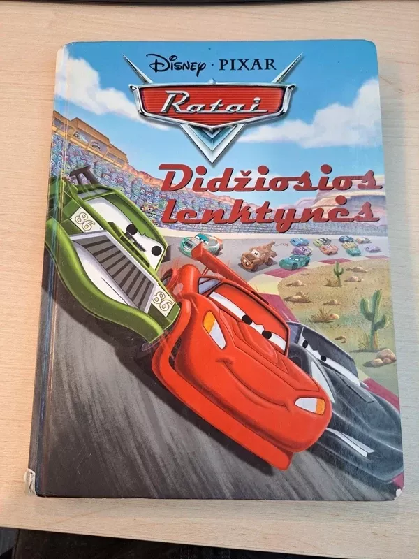Ratai. Didžiosios lenktynės - Disney/Pixar, knyga 3