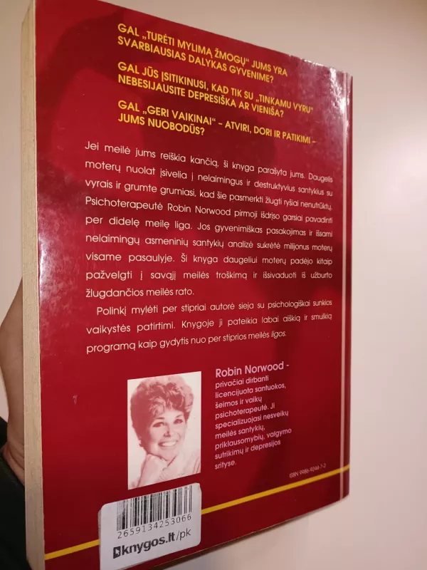 Moterys, kurios myli per stipriai - Robin Norwood, knyga 3