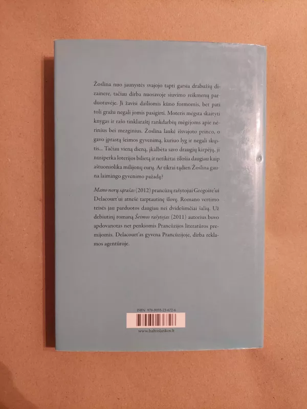 Mano norų sąrašas - Grégoire Delacourt, knyga 3