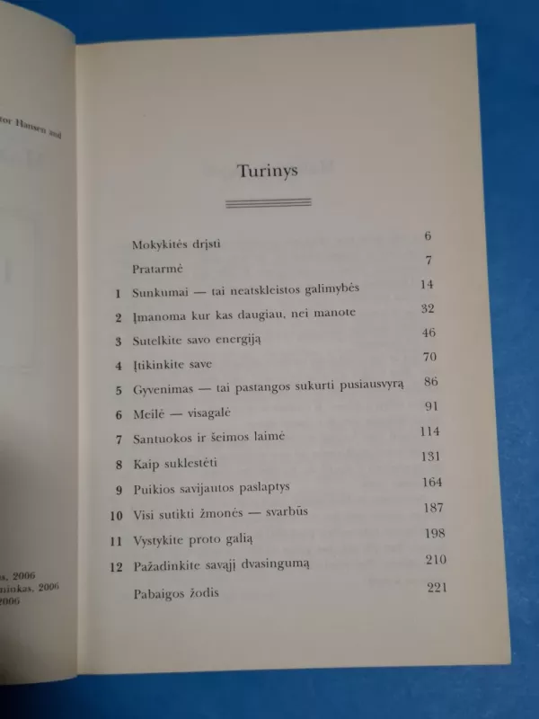 Išdrįskite laimėti - Jack Canfield, Mark Viktor  Hansen, knyga 3