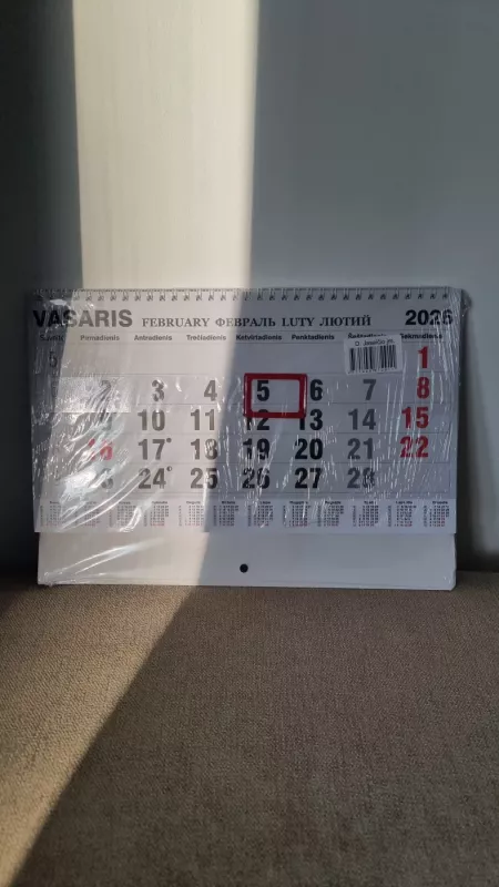 2026 m. kalendorius - , namai ir interjeras 3