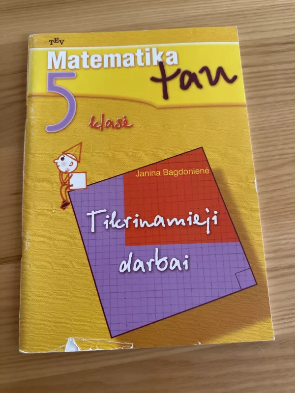 Matematika tau. Tikrinamieji darbai 5 klasei - Janina Bagdonienė, knyga 2