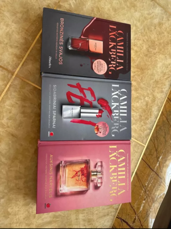 Serija Auksinis narvelis. Auksinis narvelis; Sidabriniai sparnai; Bronzinės svajos - Camillos Läckberg, knyga 3