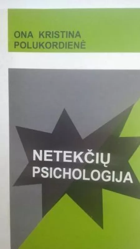 Netekčių psichologija - Autorių Kolektyvas, knyga 2