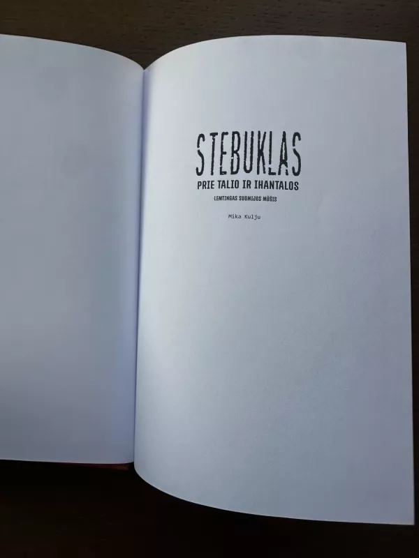 stebuklas prie talio ir ihantalos - Mika Kulju, knyga 4