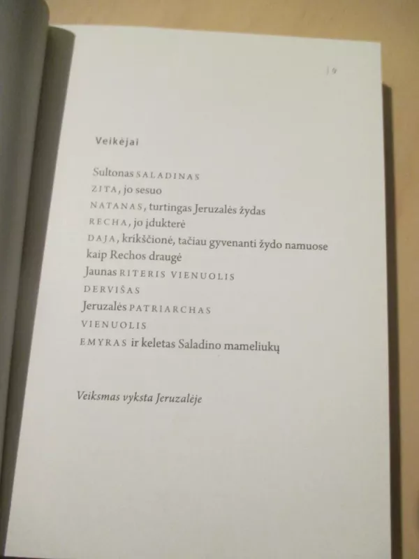 Natanas Išmintingasis - G. E. Lessing, knyga 6