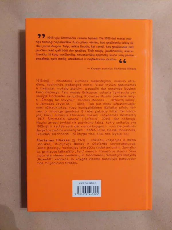 1913. Ką būtinai norėjau dar papasakoti - Florian Illies, knyga 3