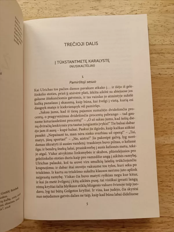 Žmogus be savybių - Robert Musil, knyga 4