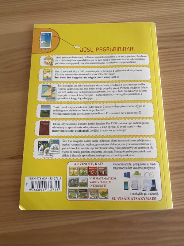 Matematika tau 5 klasė -  Kornelija Intienė, Vida Meškauskaitė, Zita Mockutė, Žydrūnė Stundžienė, Virginija Viniautienė, Vlada, knyga 3