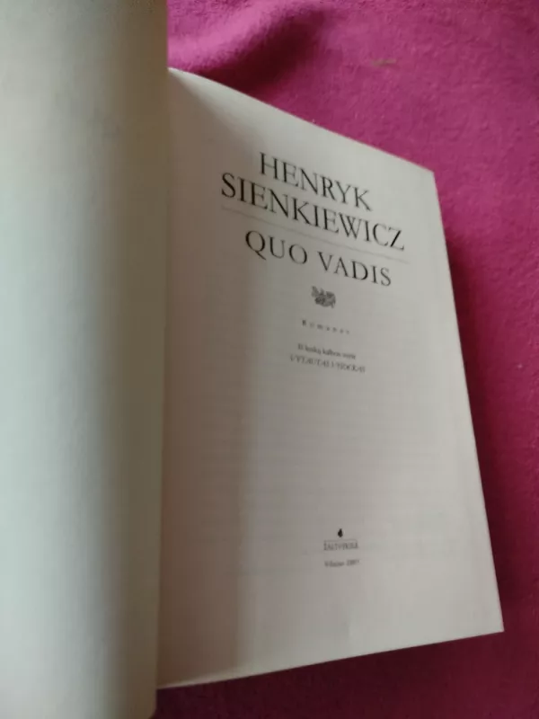 Quo Vadis - Henryk Sienkiewicz, knyga 3