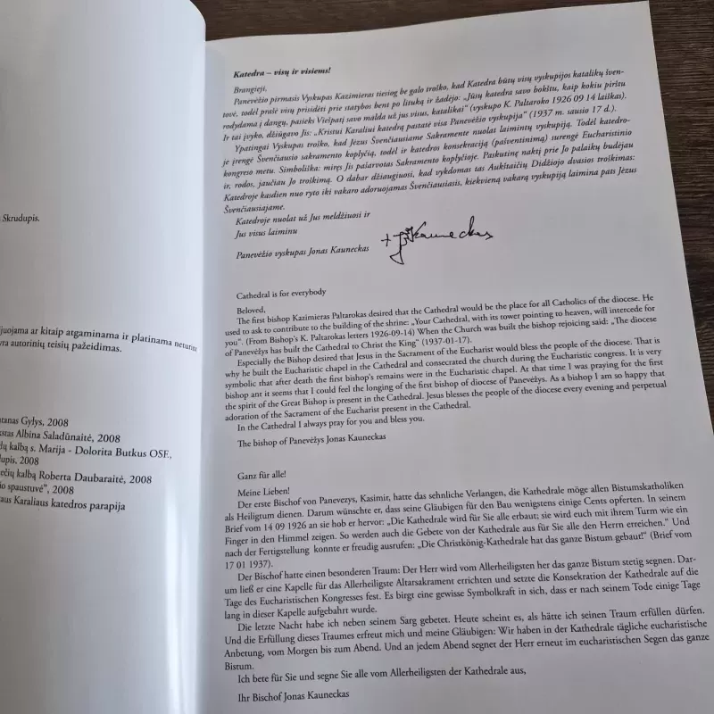 PANEVĖŽIO KRISTAUS KARALIAUS KATEDRA - Autorių kolektyvas (įvairūs), knyga 3