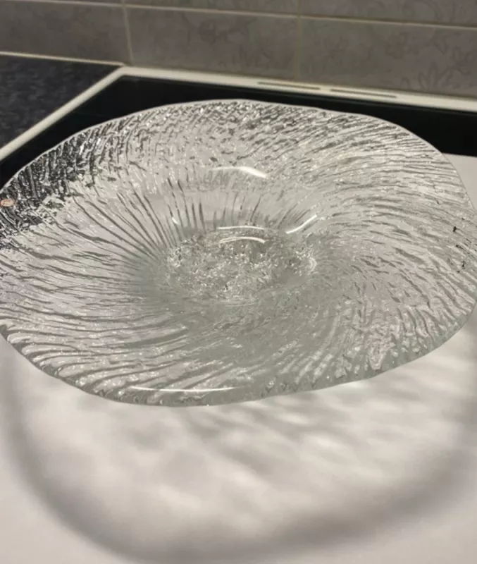 Vintage Iittala Wirkkala Avanto krištolo dubuo indas - , namai ir interjeras 3