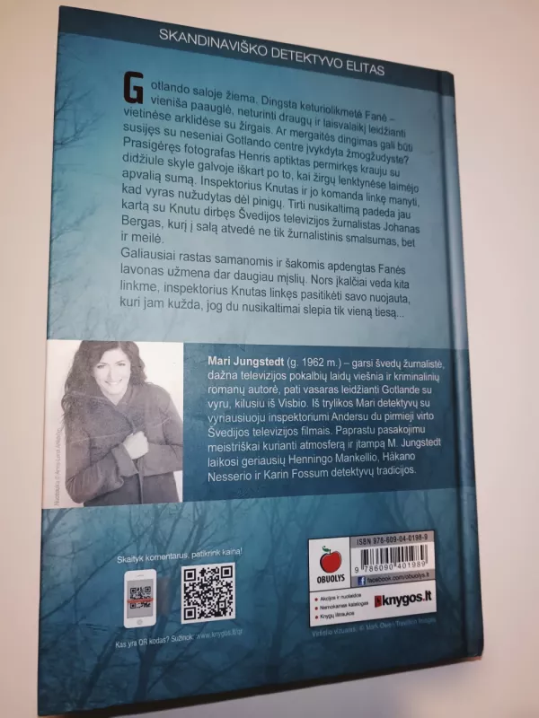 Nutylėtas - Mari Jungstedt, knyga 2