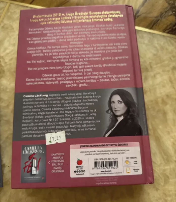 Serija Auksinis narvelis. Auksinis narvelis; Sidabriniai sparnai; Bronzinės svajos - Camillos Läckberg, knyga 4