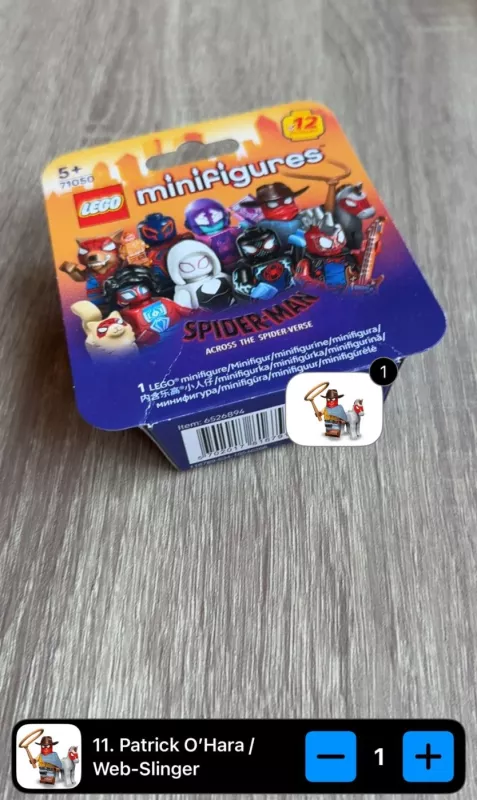 Lego Minifigures Spider-Man Patrick O'Hara Web-Slinger 71050 - , stalo žaidimas 4