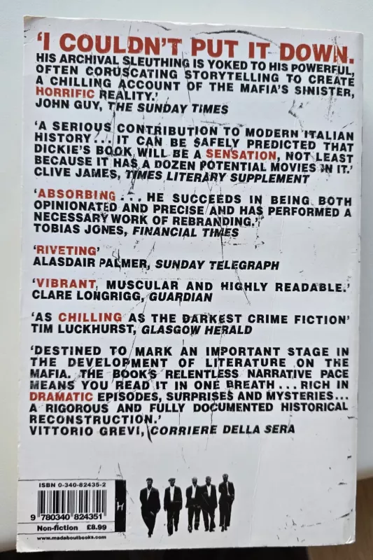 A history of the Sicilian mafia Cosa Nostra - John Dickie, knyga 3