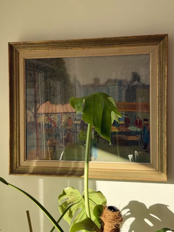 Vintage švedų tapytojo paveikslas - , namai ir interjeras 3