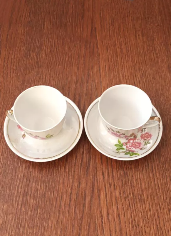 Puodeliai su lėkštute, 120ml, 2vnt., Armfarfor - , namai ir interjeras 6