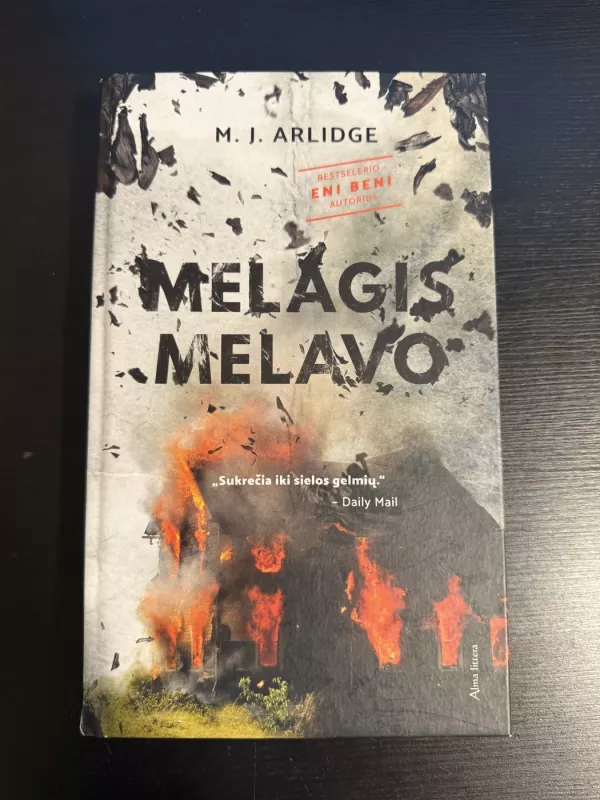 Melagis melavo - M.J. Arlidge, knyga 2