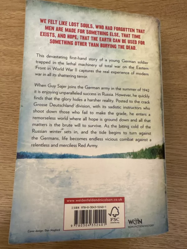 The forgotten soldier - Guy Sajer, knyga 3