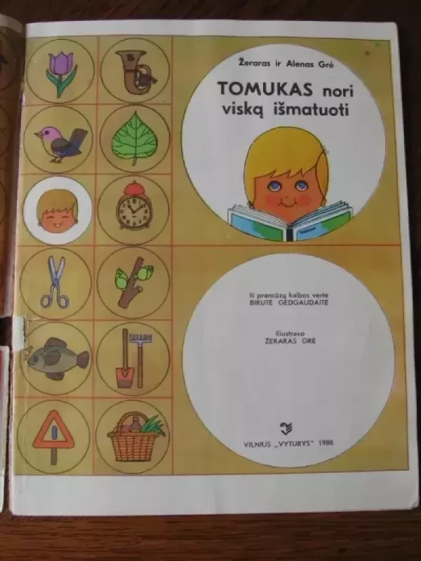 Tomukas nori viską išmatuoti - Žeraras Gre, Alenas  Gre, knyga 3