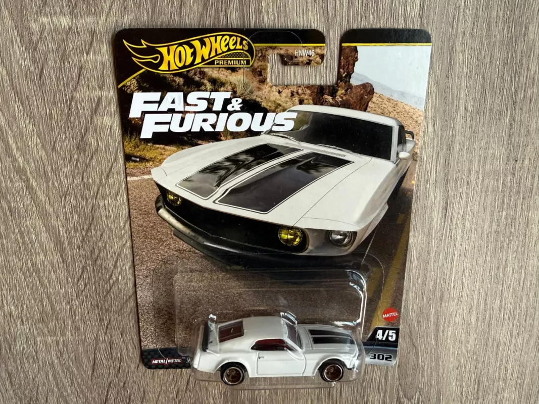 1969 Ford Mustang Boss 302 Fast & Furious Hot Wheels Premium - , namai ir interjeras 5