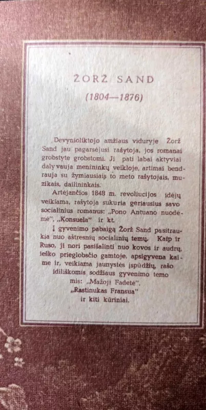 Mažoji Fadetė - Žorž Sand, knyga 4