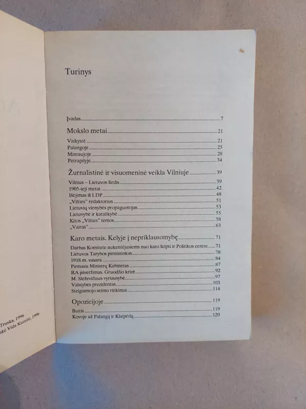 Antanas Smetona ir jo laikai - Liudas Truska, knyga 4