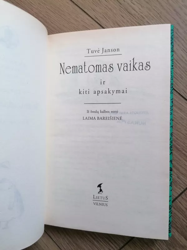 Nematomas vaikas ir kiti apsakymai - Tuvė Janson, knyga 3