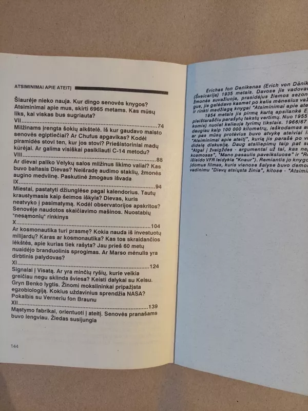 Atsiminimai apie ateitį - Erichas Denikenas, knyga 4