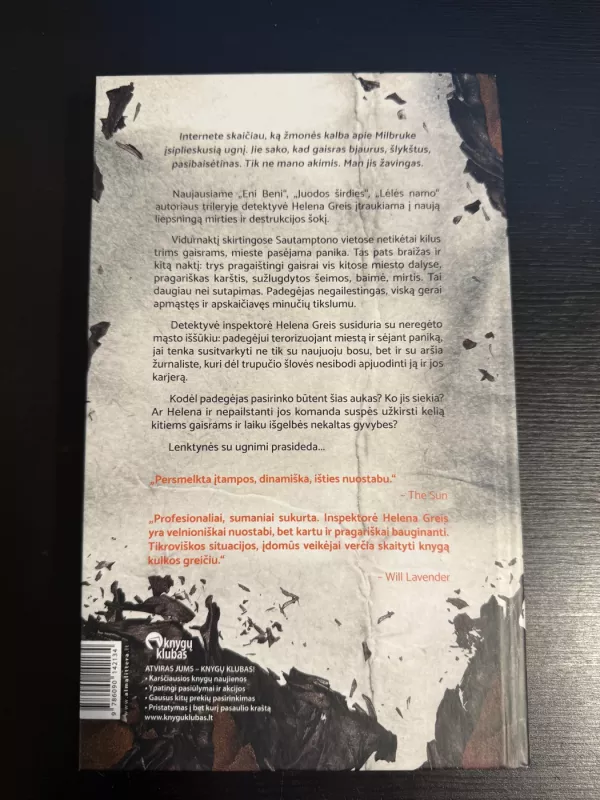 Melagis melavo - M.J. Arlidge, knyga 3