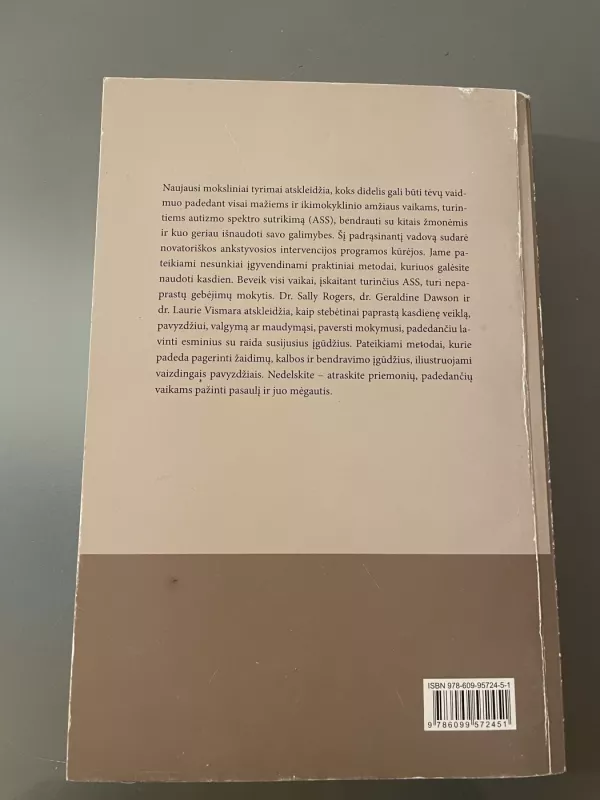 Vaiko autizmas: ankstyvoji pagalba, kurią gali suteikti tėvai - Sallly J. Rogers, knyga 3
