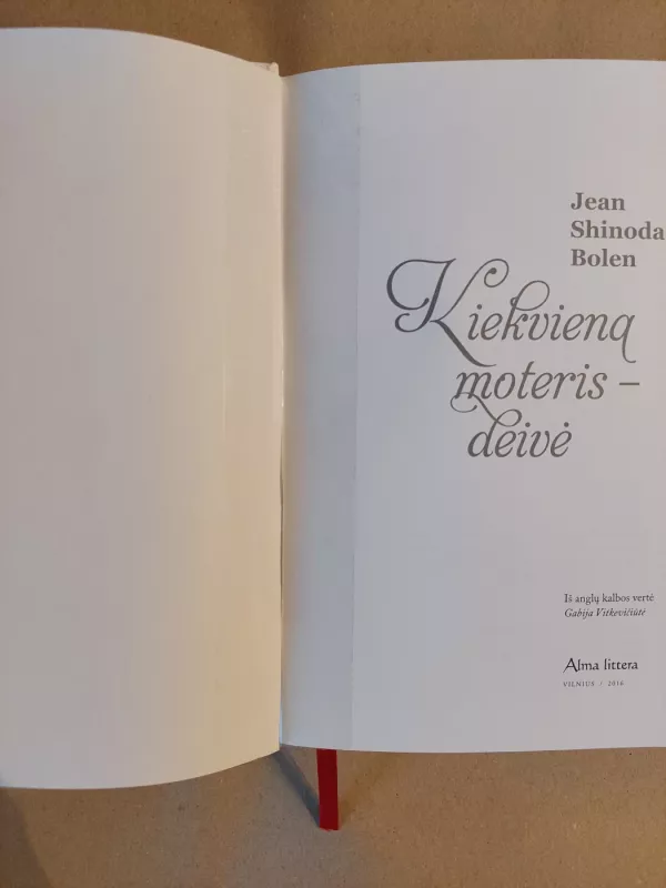 Kiekvieną moteris- deivė - Jean Shinoda Bolen, knyga 6