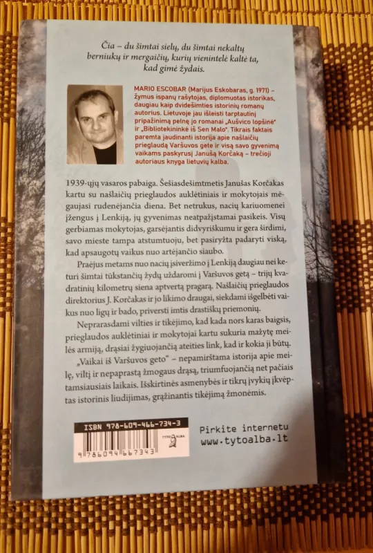 Vaikai iš Varšuvos geto - Mario Escobar, knyga 3