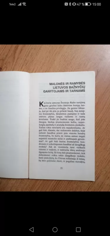 Katekizmas - Martynas Mažvydas, knyga 4