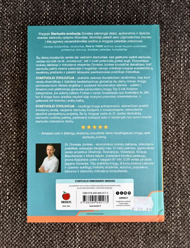 Startuolio evoliucija - Donatas Jonikas, knyga 3