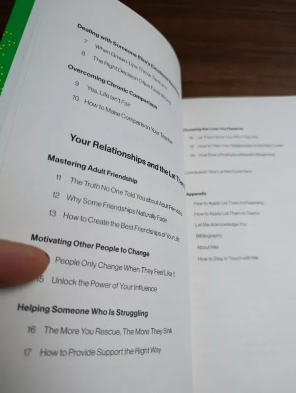 The Let Them Theory: A Life-Changing Tool That Millions of People Can’t Stop Talking About - Mel Robbins, knyga 6