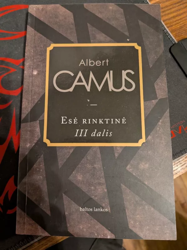 Esė rinktinė III dalis - Albert Camus, knyga 2