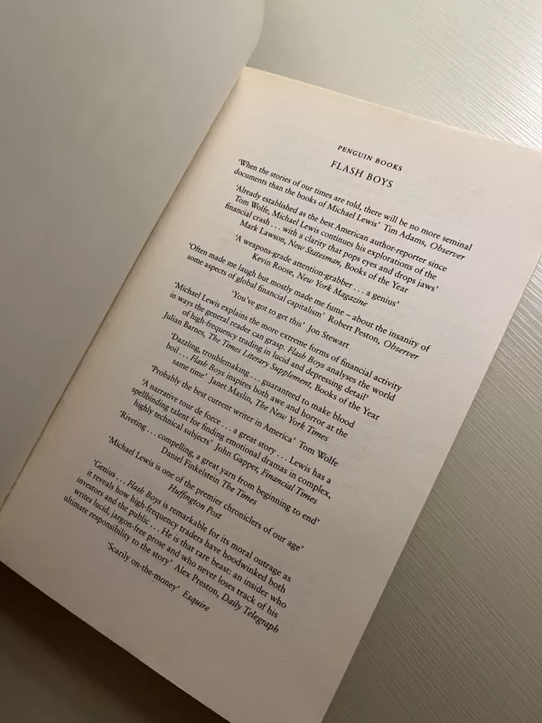 Flashboys - Michael Lewis, knyga 5