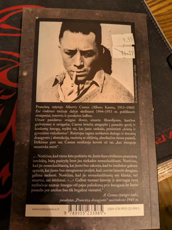 Esė rinktinė III dalis - Albert Camus, knyga 3
