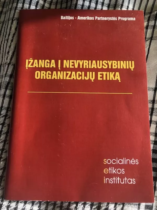 Įžanga į nevyriausybinių organizacijų etiką - Grupė autorių, knyga 2