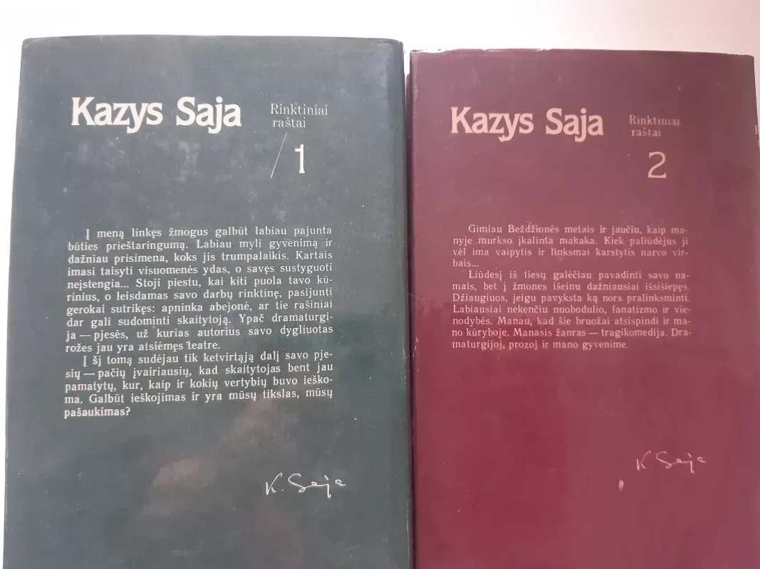 Rinktiniai raštai (2 tomai) - Kazys Saja, knyga 3