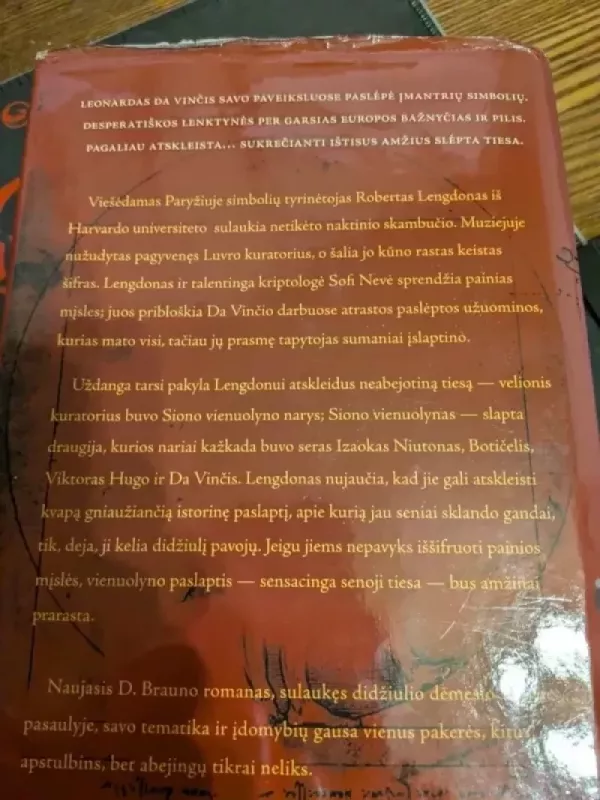 Da Vinčio kodas - Dan Brown, knyga 3