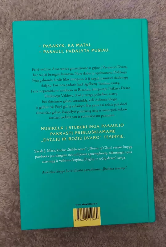 Miglos ir įtūžio dvaras - Sarah J. Maas, knyga 3