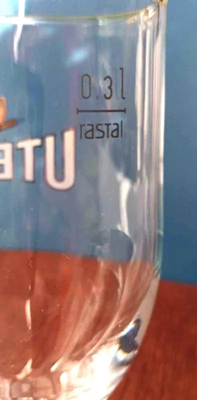 Taurė alui, 0,3L, Rastal su užrašu Utenos - , namai ir interjeras 5