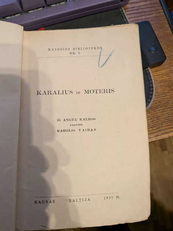 Karalius ir moteris - Karolis Vairas, knyga 3